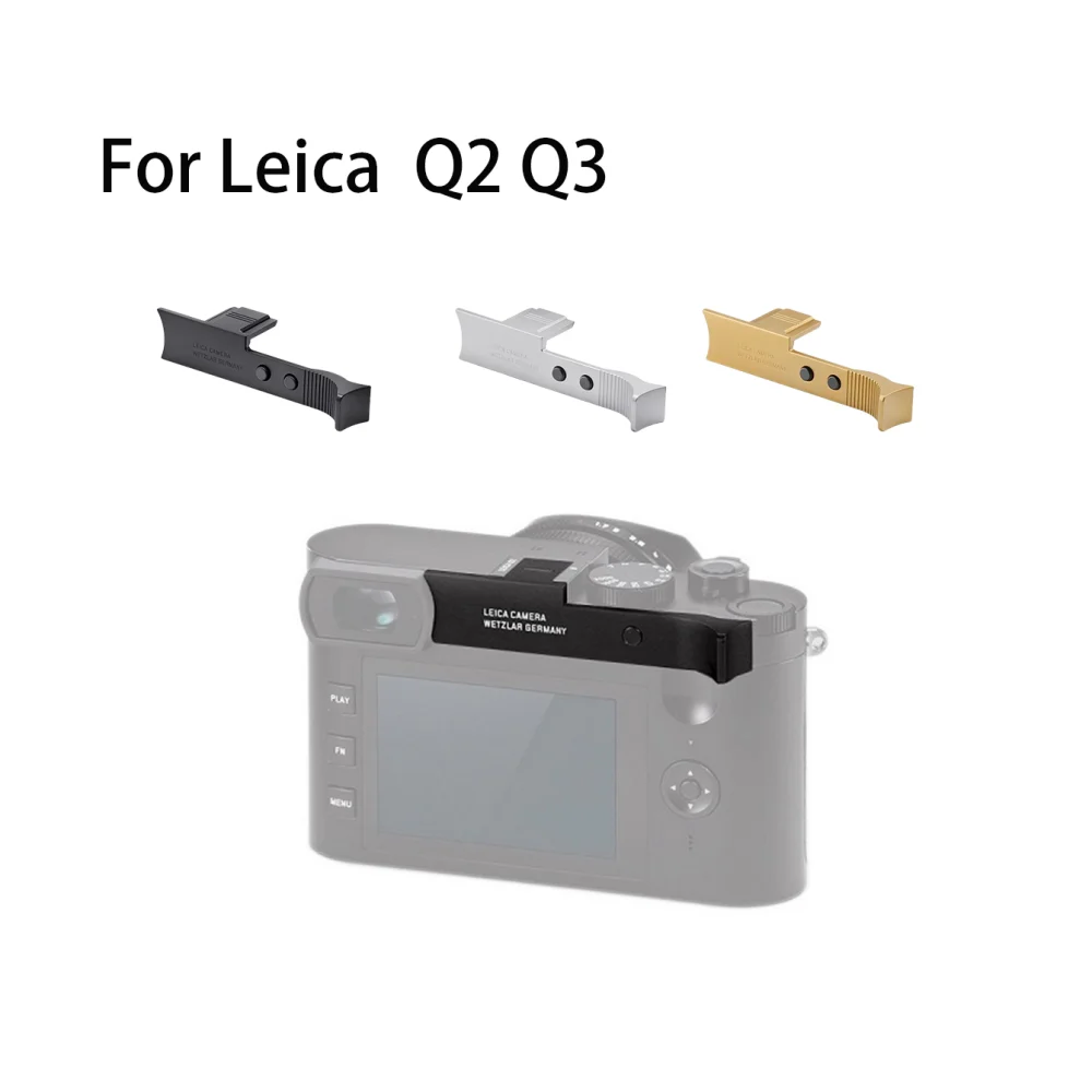 Metal Thumb Up Grip Camera Hot Shoe Cover for Leica Q2 Q3 Protector Thumb Rest Support Holder Accessories Hot Shoe Decoration