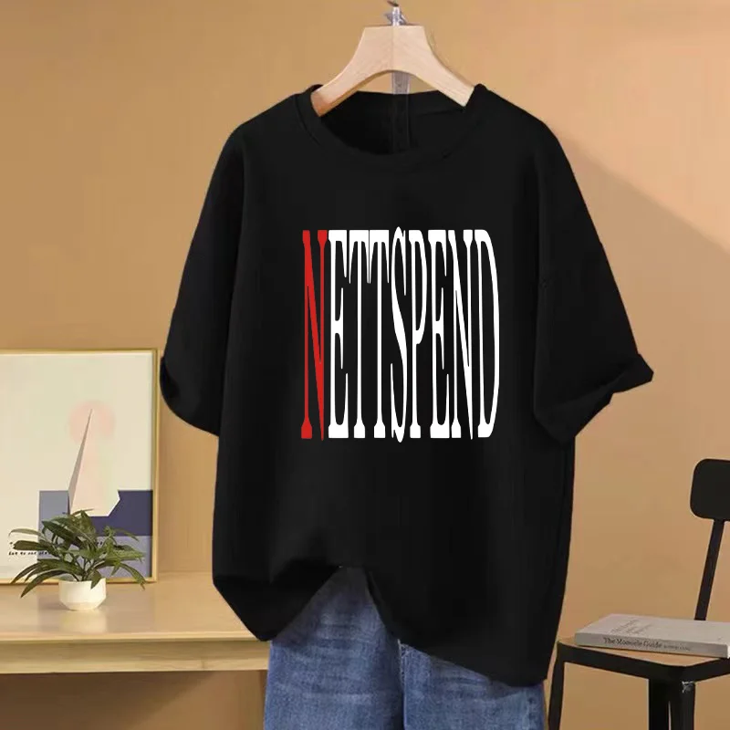 

NETTSPEND 2025 TOUR T-shirt men women vintage clothing Cotton Summer short sleeve Tops Hip Hop streetwear Casual unisex t-shirts