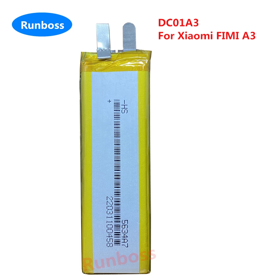 1-3PCS New 3.7V Max 4.2V 2250mAh Li-Polymer DIY 3S 11.1V DC01A3 Flight Battery Cell For Xiaomi FIMI A3 Camera RC Drone