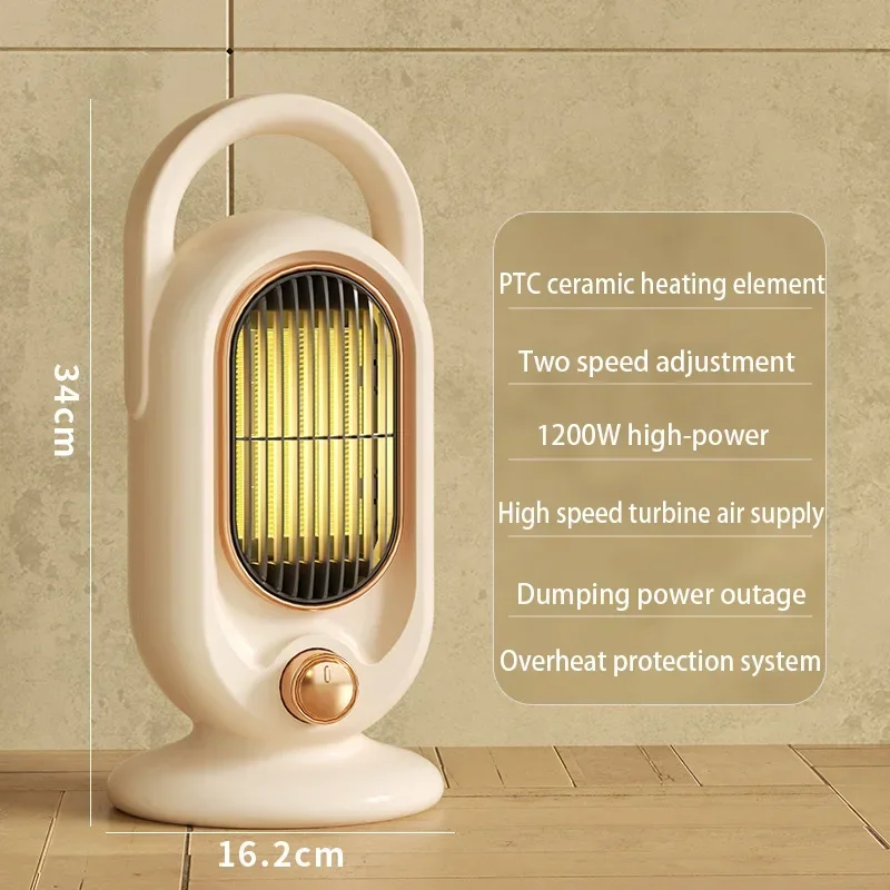 Tinsol Portable electric heater 1200w fast heating warmer fall and winter home office mini heater home appliance warmer