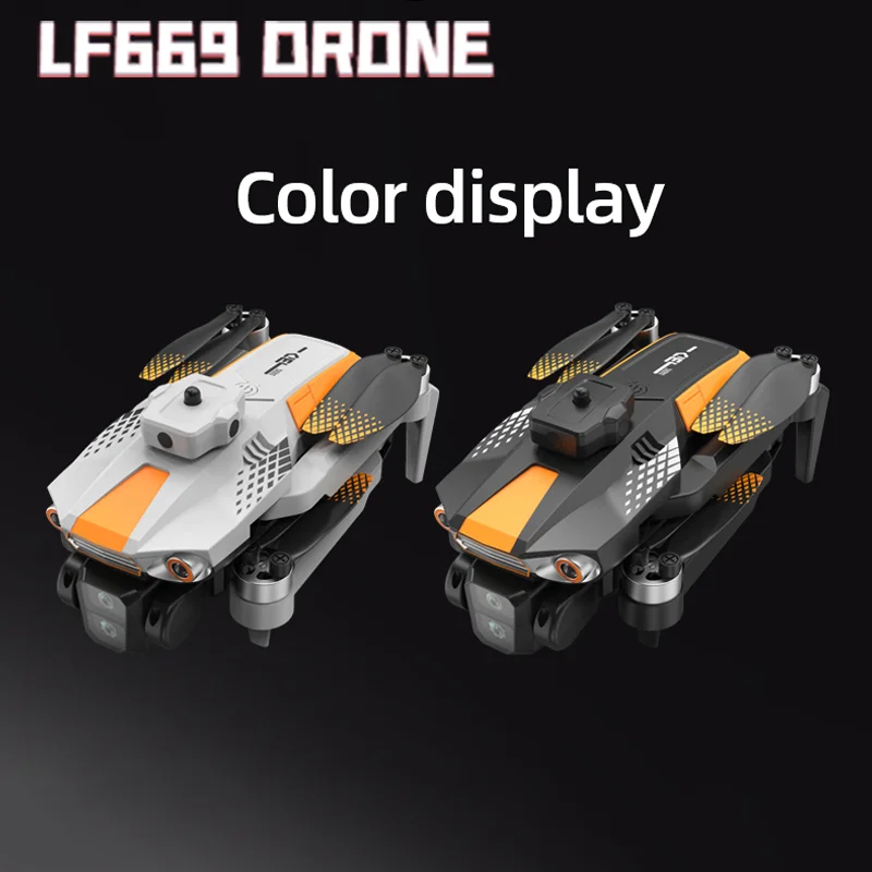 Nouveau Drone LF669, télécommande équipée d'écran, moteur sans balais, photographie aérienne HD, positionnement GPS, quadrirotor intelligent, cadeau