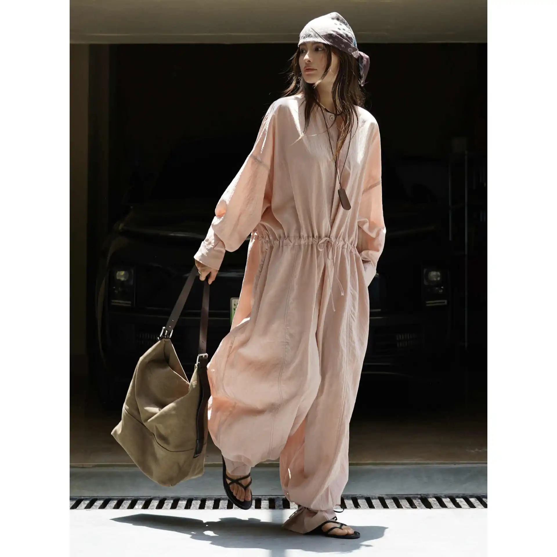 

Outdoor Mountain Workwear Jumpsuit Women's Spring And Autumn Loose Comfortable Hanging Breathable Pants