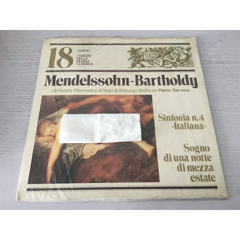 

Mendelssohn Symphony PIERRE DERVAUX Undismantled LP Vinyl for Vinyl Record Players