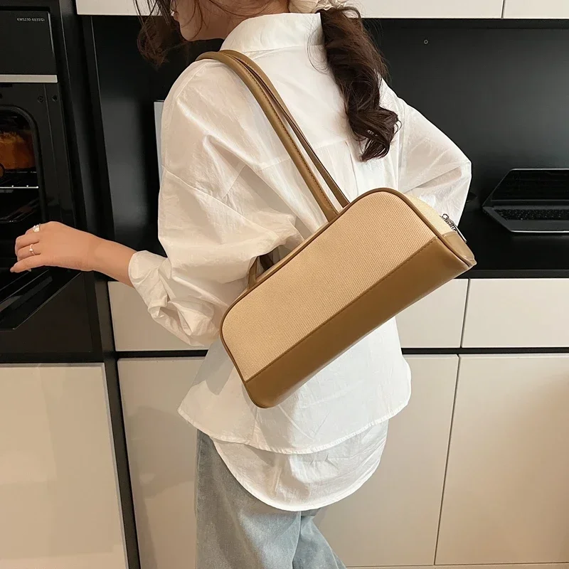 

Classic Parisian Style Leather Crossbody Bag For Women Elegant Shoulder Bag Vintage Designer Inspired Handbag