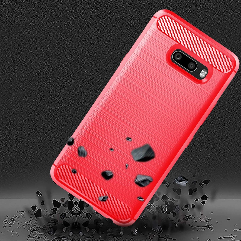 Soft TPU Phone Case For LG G8X,LG V50S Shockproof Silicone Rugged Bumper Carbon Cover Case LG V50S Thinq,LG G8X Thinq