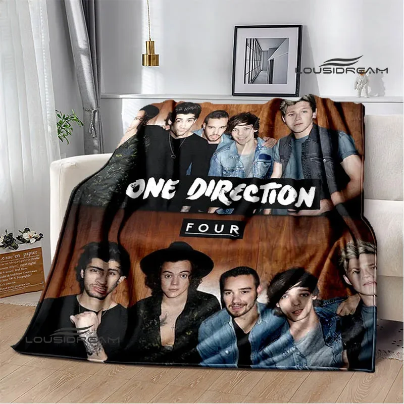 3D O-ONE band Direction Printed Blanket Warm Flannel Soft and Comfortable Home Travel Blanket bed linings Birthday Gift