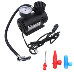 Car Air Compressor 12V Air Pump 300psi Tire Air Pump Truck Wheel Inflator Motorcycle Bicycles Tires Pumps With Nozzle Adapters