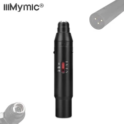 iiiMymic 48V Phantom Power Adapter Male XLR For Shure 4 Pin TA4F Musical Instrument Headset Lapel Lavalier Mic Metal Clip
