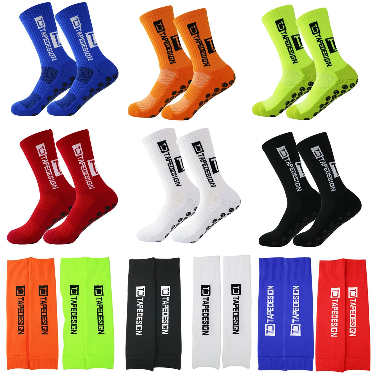 Towel bottom mid tube football socks, moisture absorption and sweat wicking sports socks, wear-resistant and anti slip adhesive