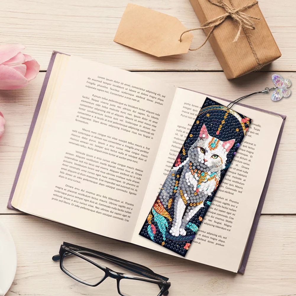 3Pcs Special Shape Hummingbird Flower 5D DIY Diamond Painting Bookmark DIY Bookmarks Diamond Painting Kits for Reading Day Gift