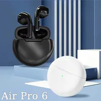 Air Pro6 TWS For Lenovo Earphones Wireless Bluetooth 5.0 HiFi Sport Noise Reduction Headphones Touch Control Earbuds Original