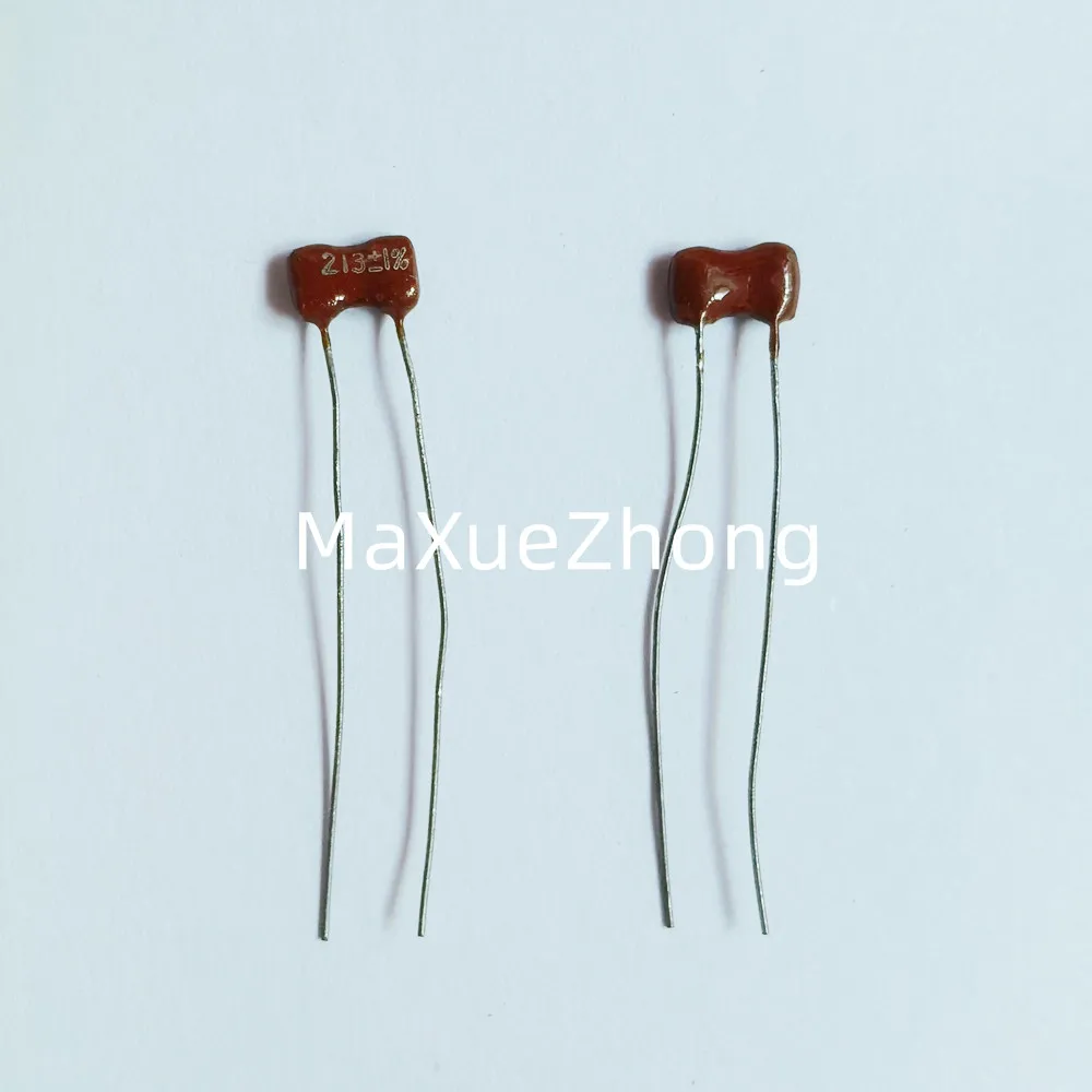 Original new 100% 100v213pf 1% instead of 220pF 2x4x7mm P=4MM silver mica capacitor (Inductor)