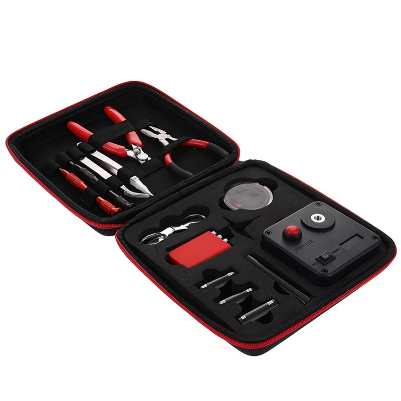 Coil Jig Master V2 V3 Tool Kit for Coil Rolling Ceramic Tweezers Heat Wire Pliers 521 Mini Tab  Rebuild DIY Tools
