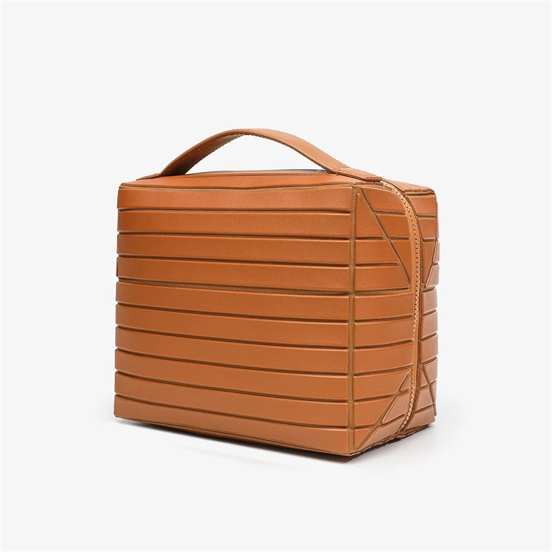 

Полосатая косметичка большой емкости, минималистичная европейская косметичка, ручной органайзер для путешествий для женщин, подарок на день рождения