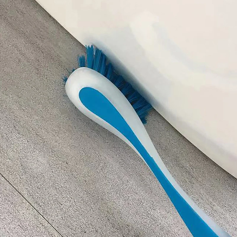 Multifunctional Pot Cleaning Brush Vertical Dishwashing Brush Kitchen Suction Cup Type Sink Cleaning Scrub Brush Long Handle