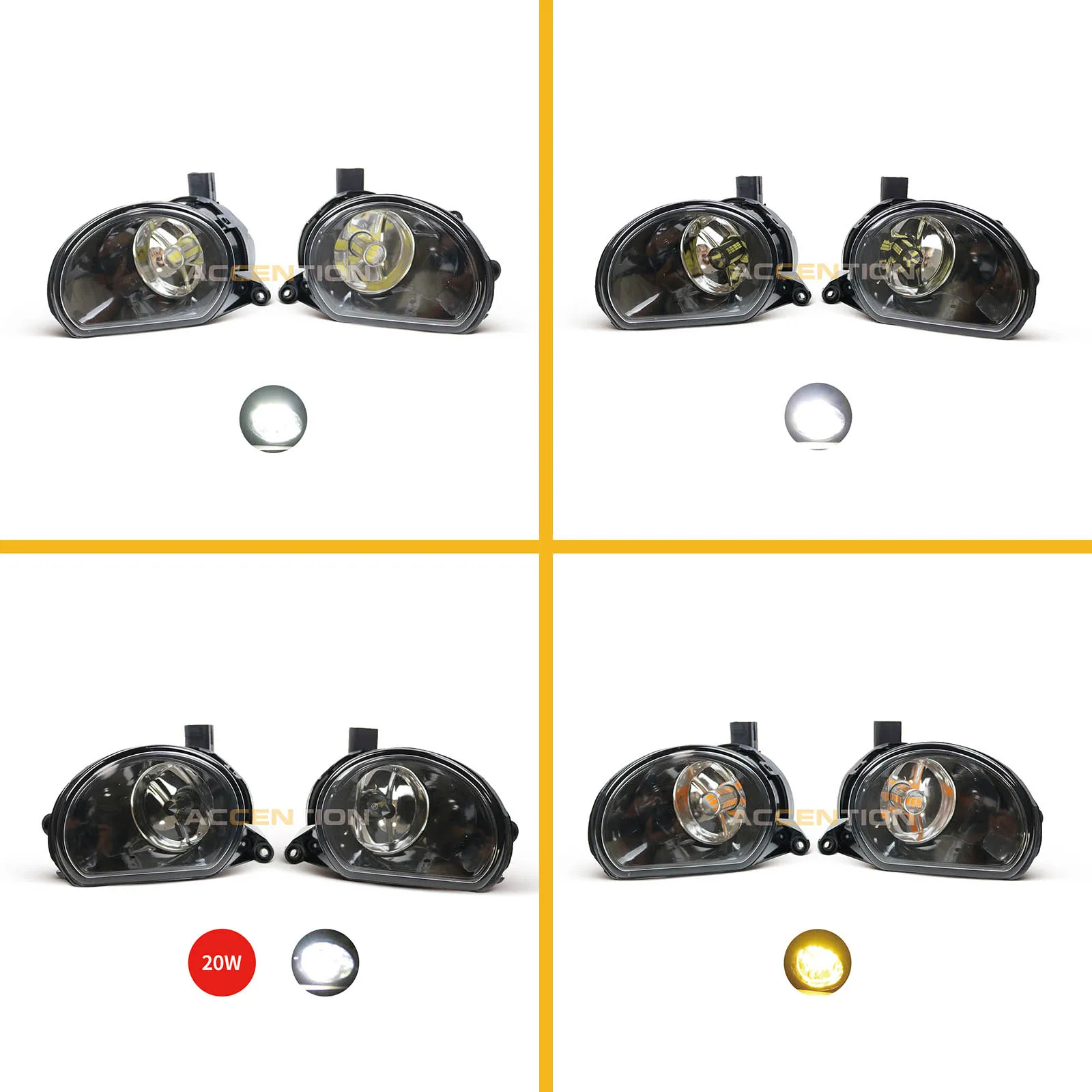 

Front Bumper Car LED Fog Lamp Fog Light For Audi Q7 2006 2007 2008 2009
