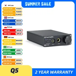 Fosi Audio Q5 DAC Converter USB Digital-to-Analog Adapter ESS9018K2M Decoder & Headphone Amplifier & Mini Stereo Preamplifier