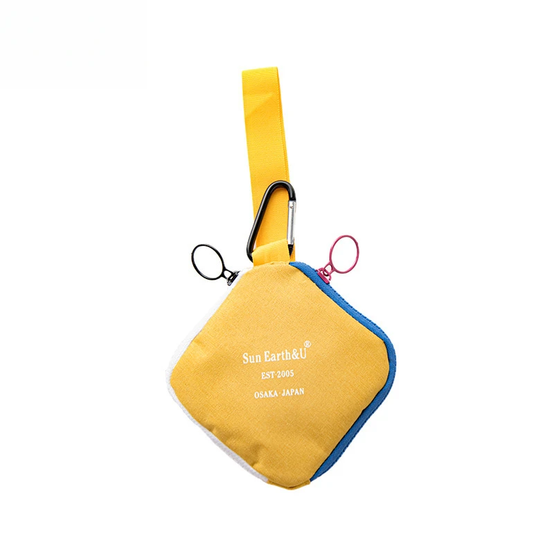 Mini Coin Purse Students Multifunctional Small Hanging Wallet Keychain Pouch Compact Money Holder