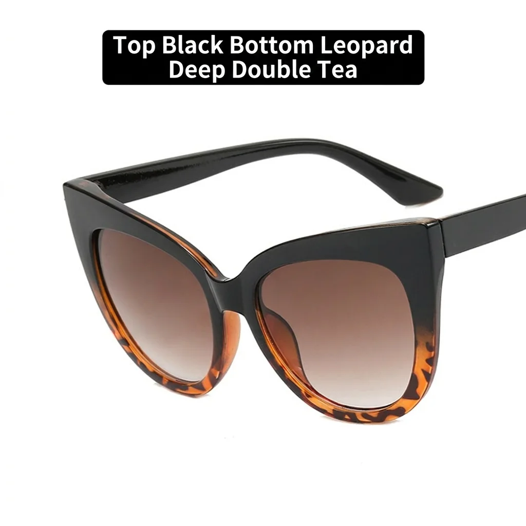 Sunglasses Cat Eye - Montures de lunettes surdimensionnées effet œil