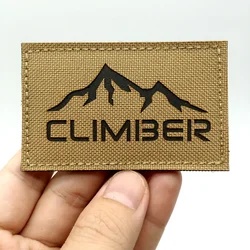 1pc High-Visibility Reflective Mountaineering Patches - Hook and Loop Fasteners - Reusable Backpack Hat Stickers, Fashionable