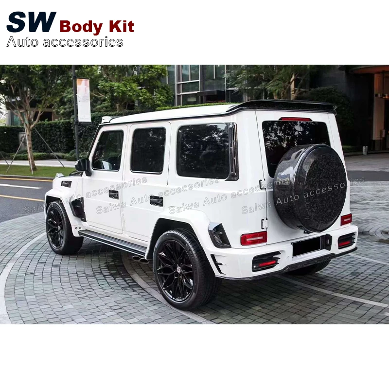 Carbon Fiber MSY Style Rear Wing for Mercedes-Benz G-Class W464 G63 G350 G500 G550 Rear Roof Spoiler Splitter Lip Racing Wing