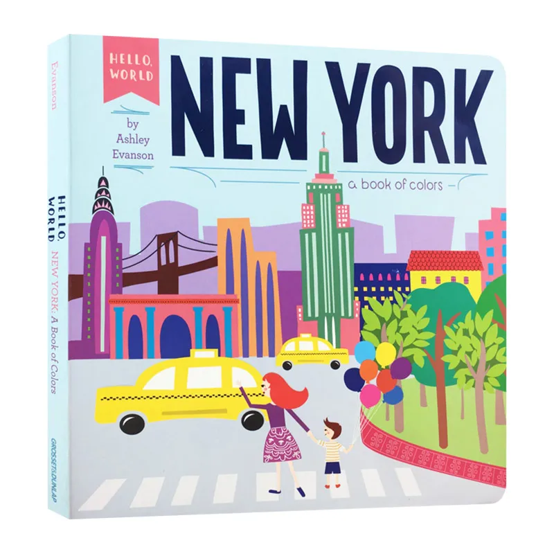 

Hello World New York, Baby Children's books aged 1 2 3, English picture book, 9780448489131