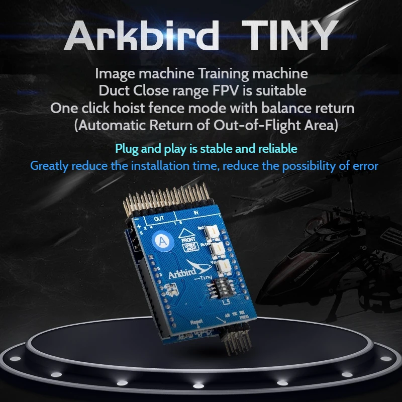 ARKBIRD kontrol penerbangan kecil sayap tetap, kontrol penerbangan FPV seperti pesawat saluran asli dengan fungsi kembali GPS