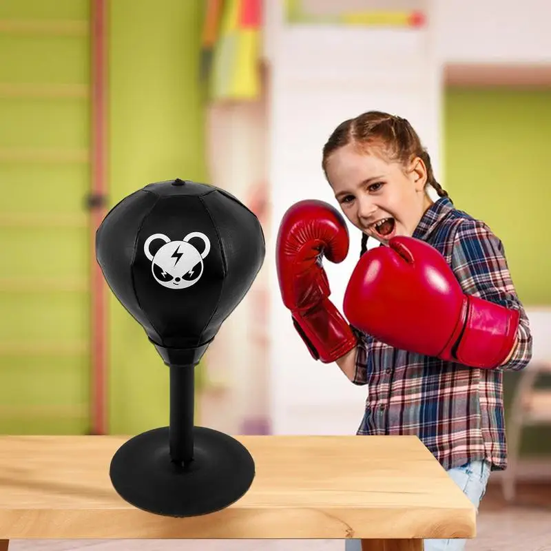 Desktop Punching Bag Desktop Training Boxing Bag Suction Cup Table Boxing Bag Strong Suction Adults Kids Relaxation Toys For