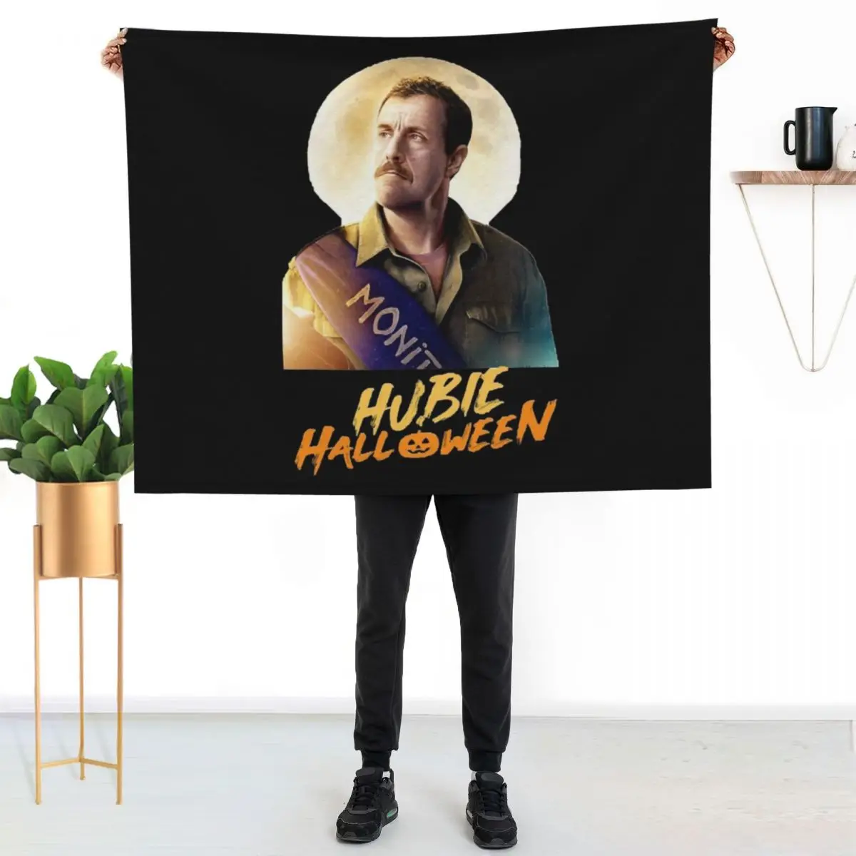 

Day Gifts Funny Hubie Halloween Throw Blanket Flannel Fleece Soft Warm Throw Blanket