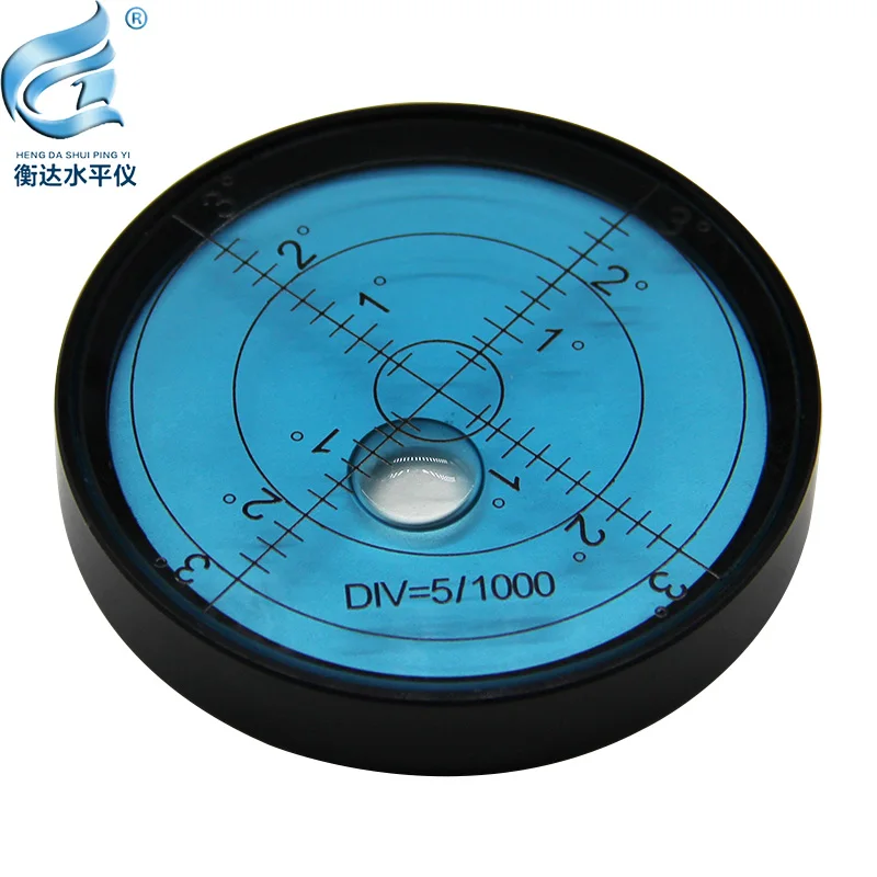 magnetic spirit levelmetal horizontal bubble high precision level bubble round levelmagnetic spirit 60*10mm