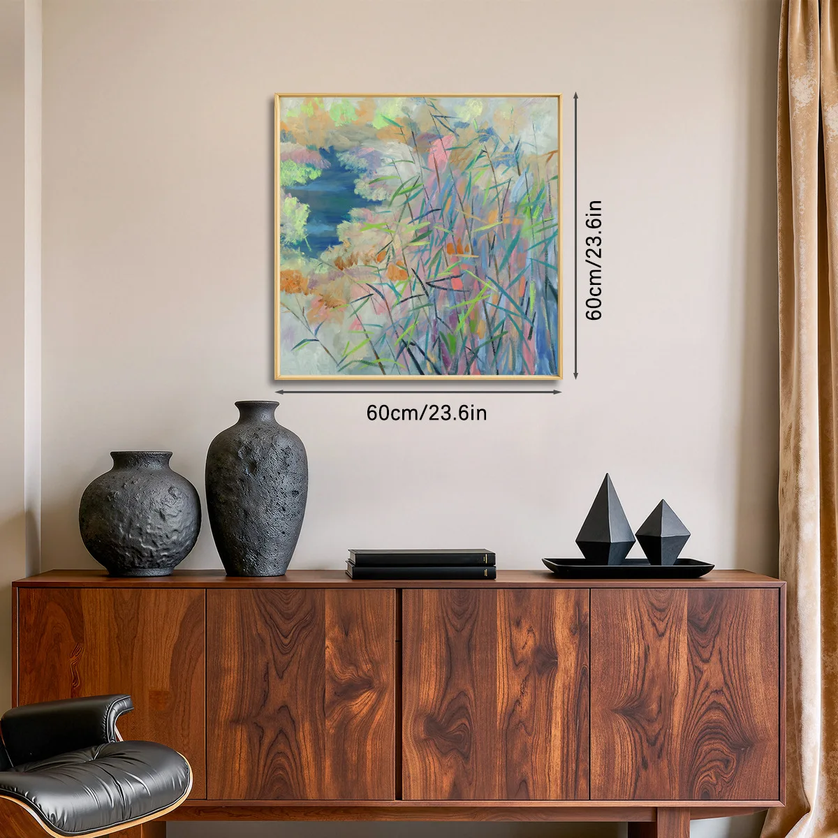 High-class living room decorat - Abstract Oil Painting recension och pris