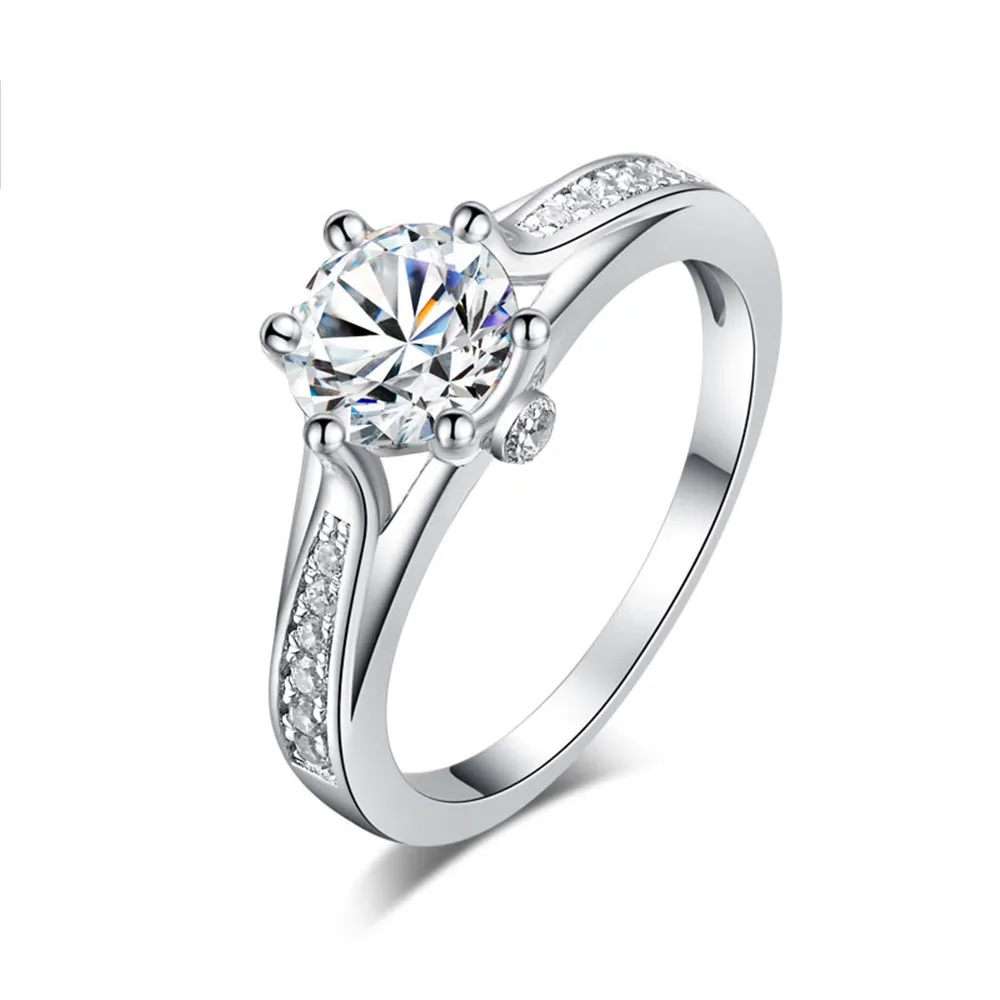 תכשיטי שיפיי עיצוב פשוט קצה 6 טופר משובצת יהלומים משובחים פשוט וחלקה מגוון אפשרויות עיצוב