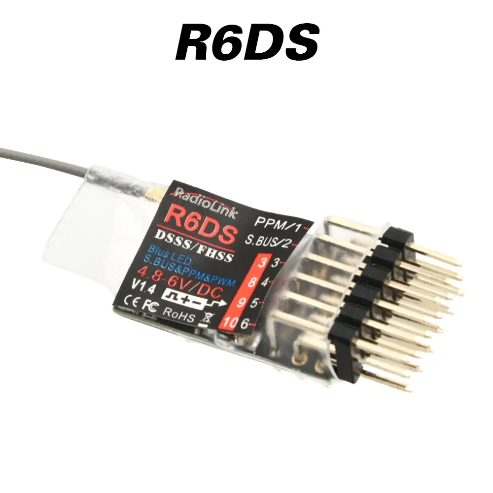 Radiolink R12DSM R12DS R9DS R8SM R8EF R8FM R8F R7FG R6DSM R6DS R6FG R6F R4FG R4F Rc Empfänger 2,4G Signal für RC Sender AT9S