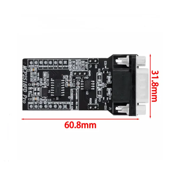 SPI to CANFD Module MCP2518FD Module ATA6560 Transceiver CAM bus performance over MCP2515