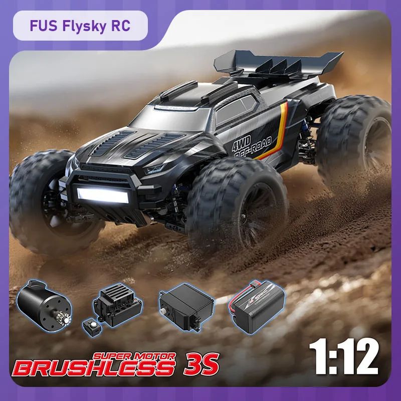 

Mjx 12212 RC Car Brushless 4WD Racing Electric RC Climbing Car 2.4G RC 1:12 Outdoor Off-Road Vehicle Model Gift