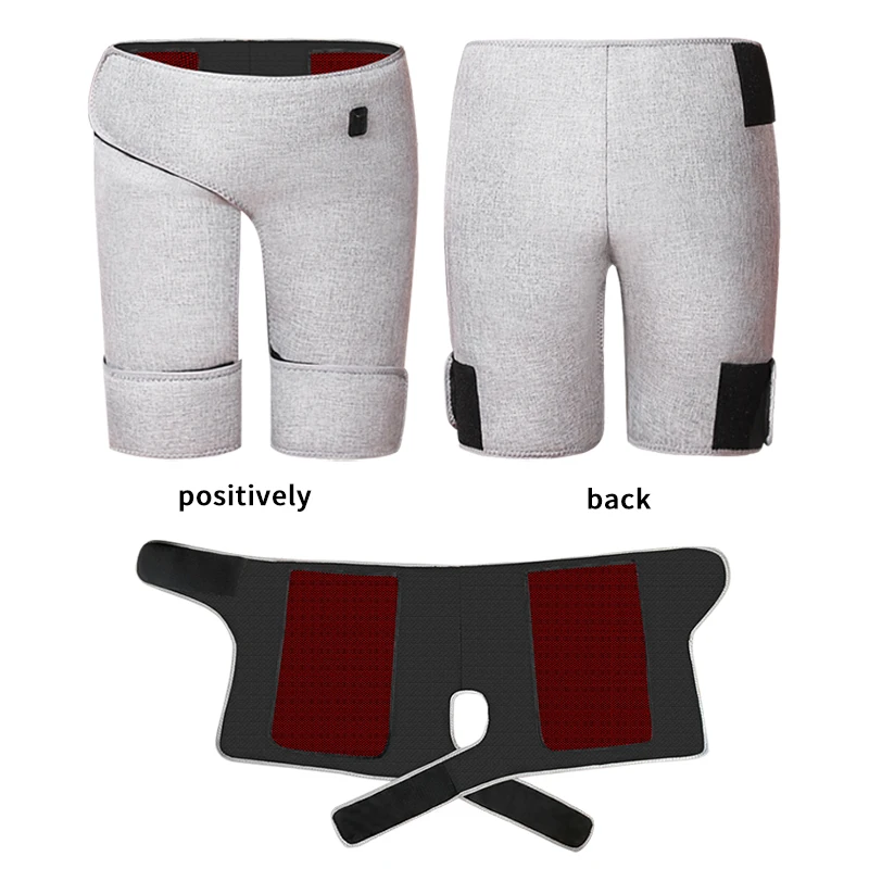 Red Light Heating Hip Protector with Hip Massager  Relieves Hip Pain   Promotes Blood Circulation  Muscle Relaxation