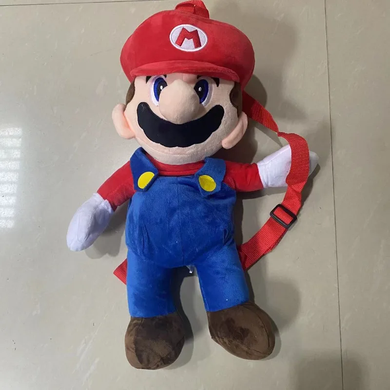 Kawaii Nuovo 30-40 cm Anime Movie Super Mario Luke Zaino Toy Doll Miglior regalo di compleanno per ragazzi Regalo di Natale