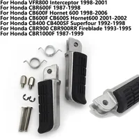 Pedales de clavijas delanteras para motocicleta, reposapiés para Honda VTR1000F VFR1200X DCT CBR250 CBR 250 CBR250R MSX125 Grom 125 NSR125R VFR800