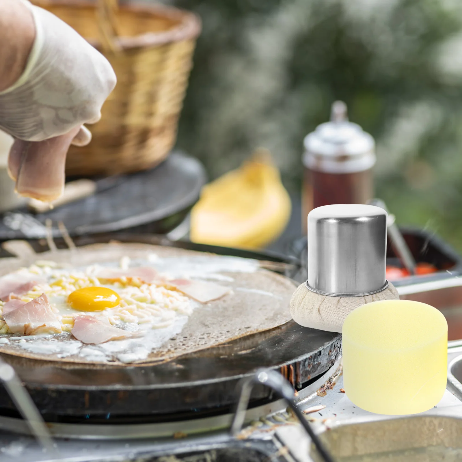 

Набор: кисть для масла (замена тканевой), быстросохнущая, антипригарная, для домашней и коммерческой кухни