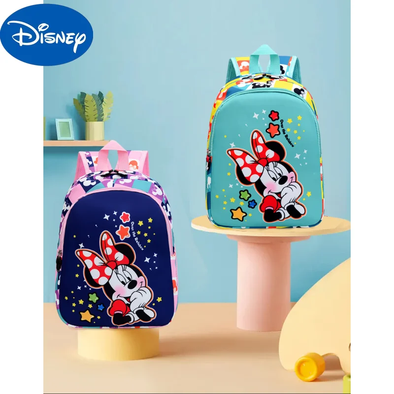 Disney-Mickey Mouse Mini Bolsa de Lona Meninas, Mochila Infantil, Senhoras, Jardim de Infância