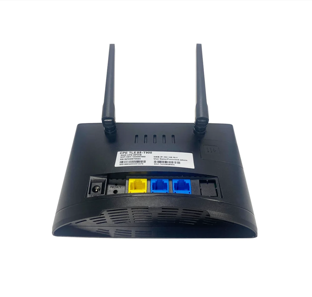 Gorąca wyprzedaż 2025 Nowości T900 4G LTE CPE Router Bezprzewodowy 300Mbps Max. Prędkość transmisji danych LAN Biuro Mobilny Hotspot Wi-Fi Gniazdo karty SIM F