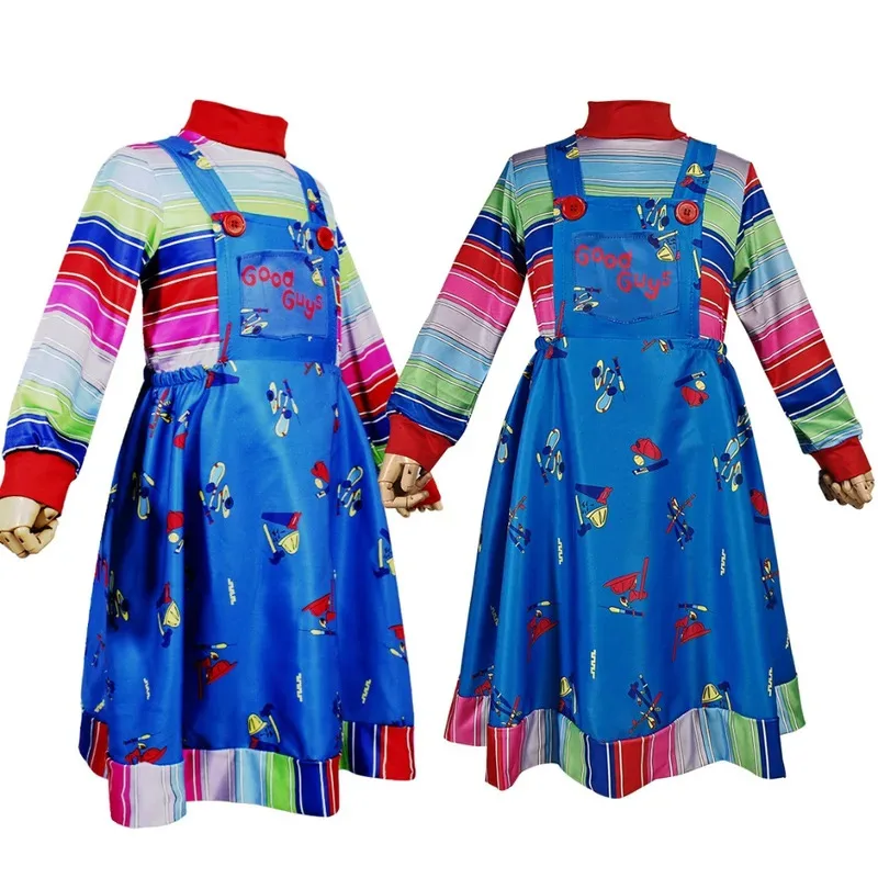 

Аниме Хэллоуин призрак страшный кошмар убийца обезьяна кукла платье для детей и взрослых карнавальный костюм для косплея