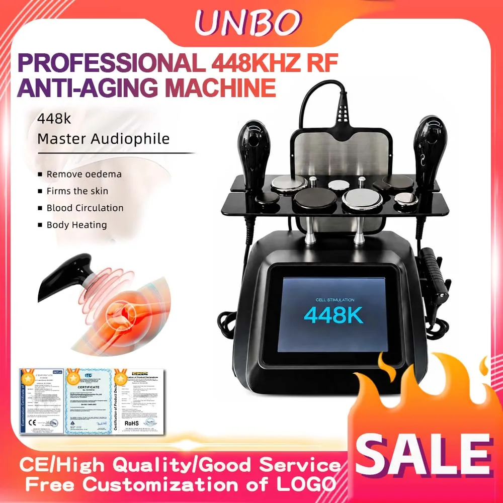 Professional 448K Tecar Therapy Machine Cell Stimulation RES CAP JMD RF Diathermy Physiotherapy Pain Relief Muscle Recovery Body