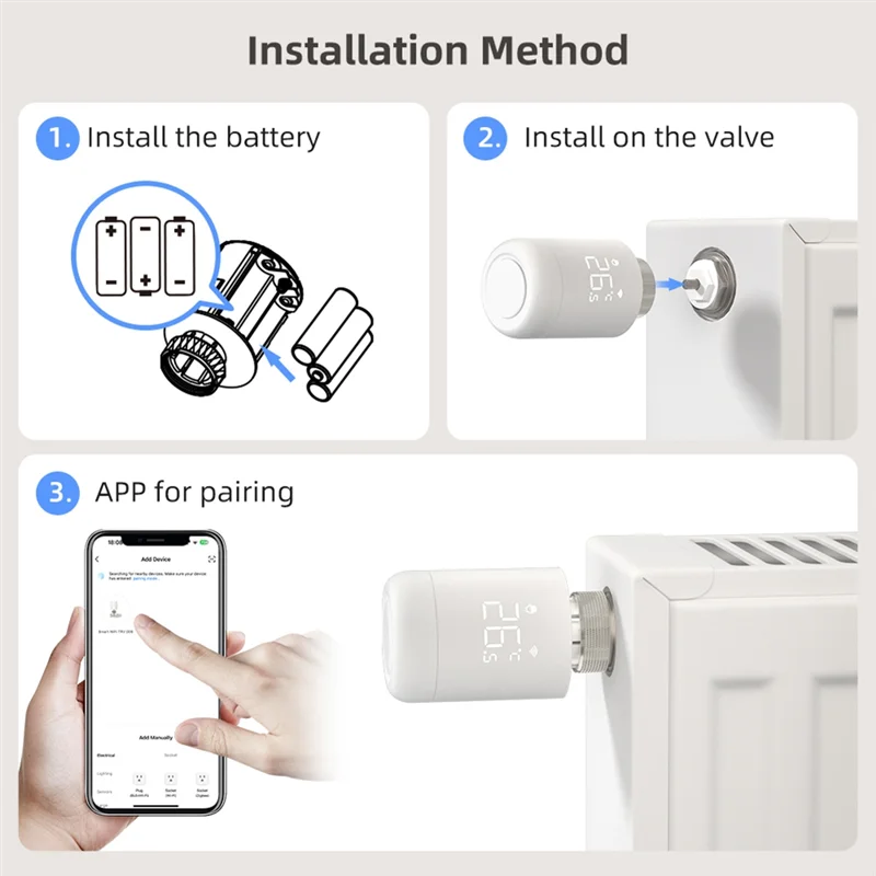 

ELECT-Tuya Wi-Fi Smart TRV термостатический клапан радиатора терморегулятор для домашнего отопления Smart Life