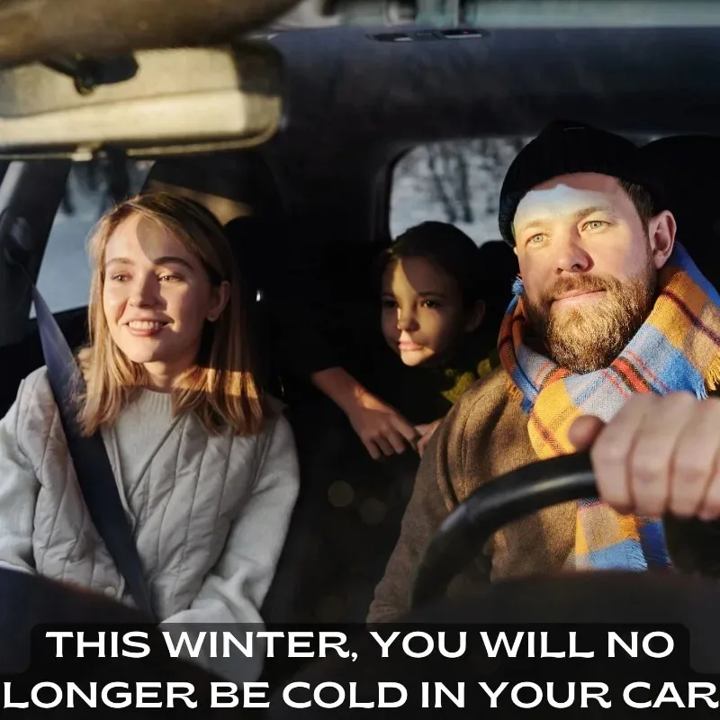 توفير الطاقة 12 فولت سخان سيارة وضع صديق للبيئة جهاز إزالة الجليد الصامت المحمولة الزجاج الأمامي دفئا لمحرك الشتاء الطويل الأساسية