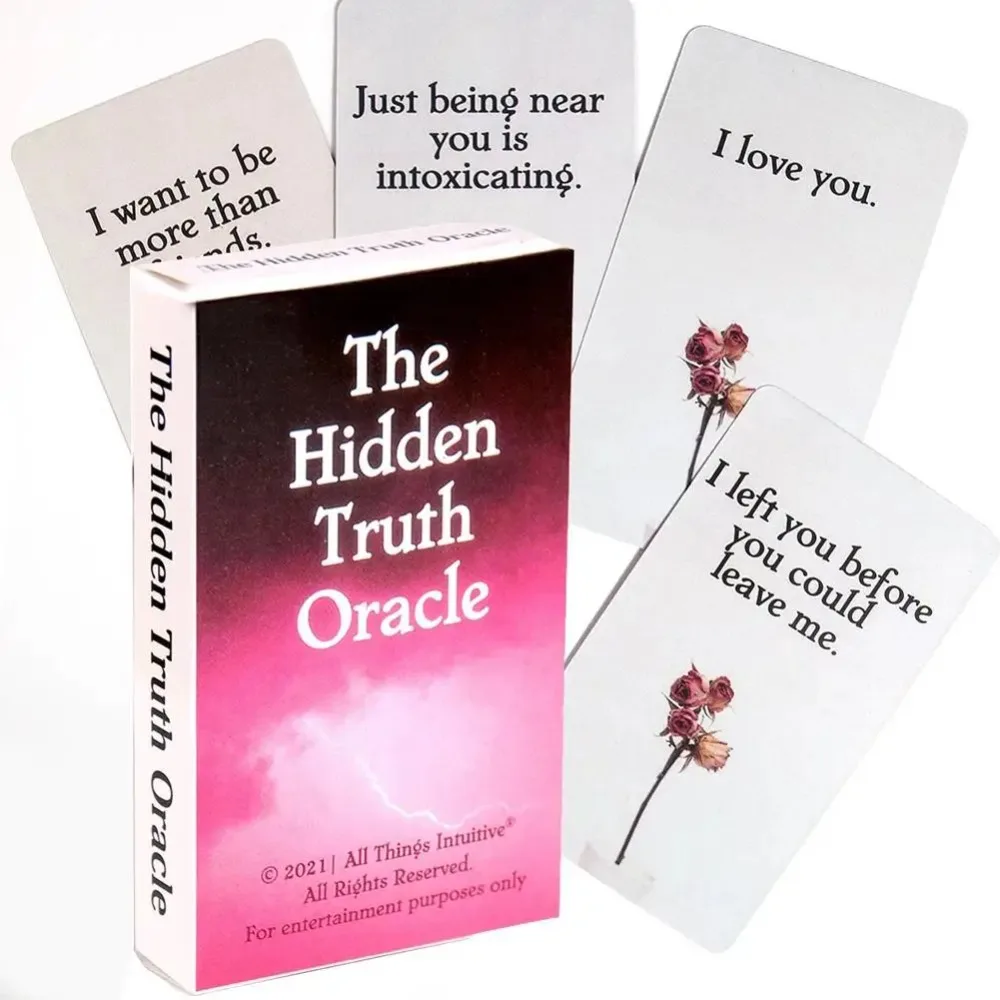 The Hidden Truth Independent Oracle Cards Multiplayer Party Fortune Telling Board Game Prophecy Tarot Deck With E-Guide Book