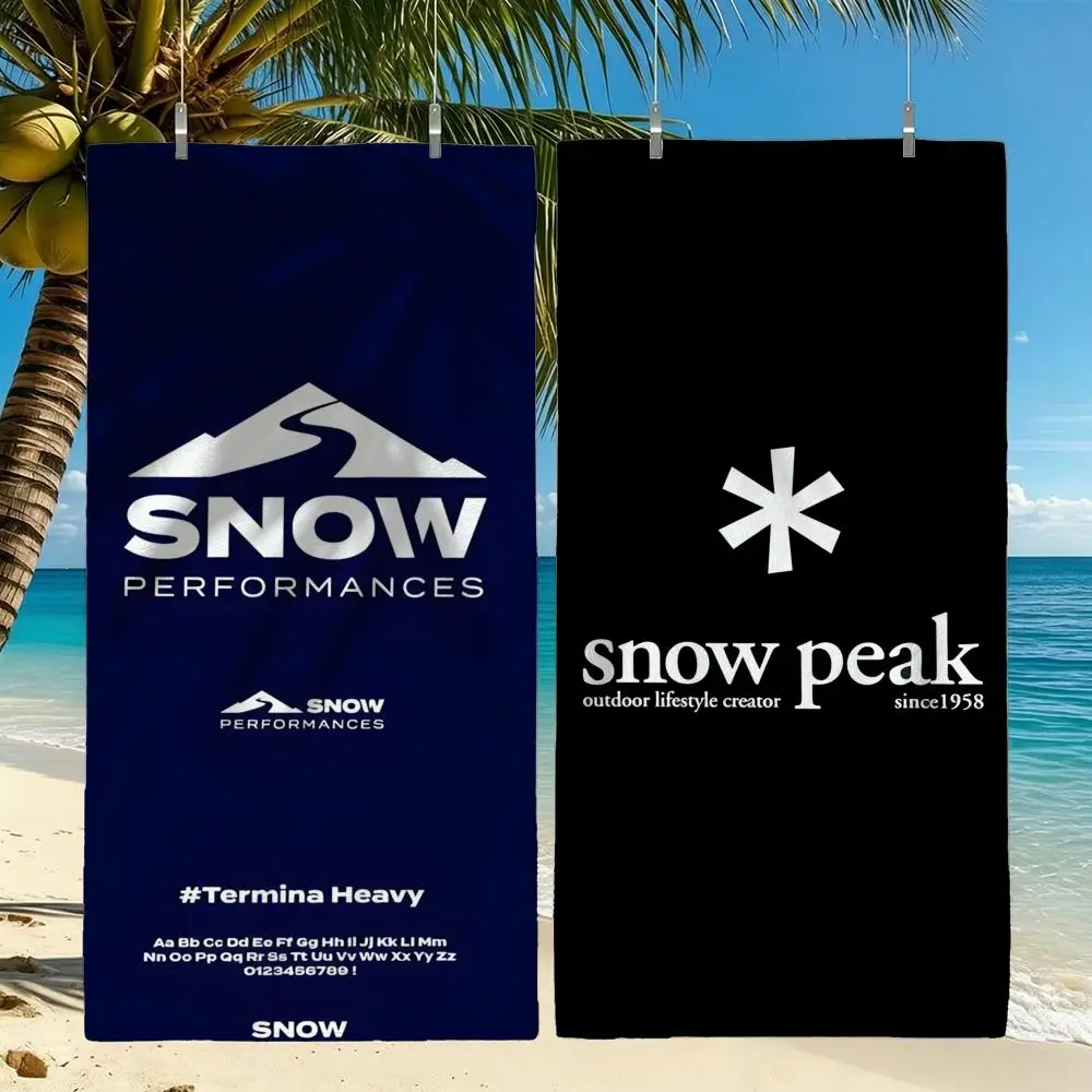 Brand Snow Peak Towel Towel Beach Towel Oversized Quick Dry Towel Absorbent Soft Swim BeachTowels for Men Women