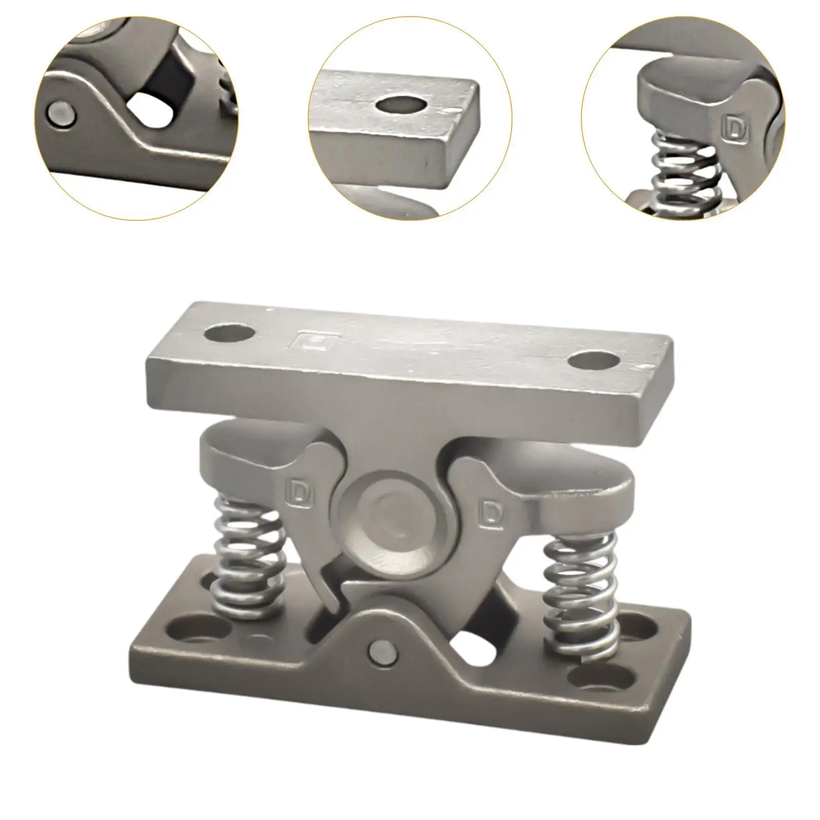 Double Roller Catch Spring Loaded Door Lock RV Door Holder Stop Latch for