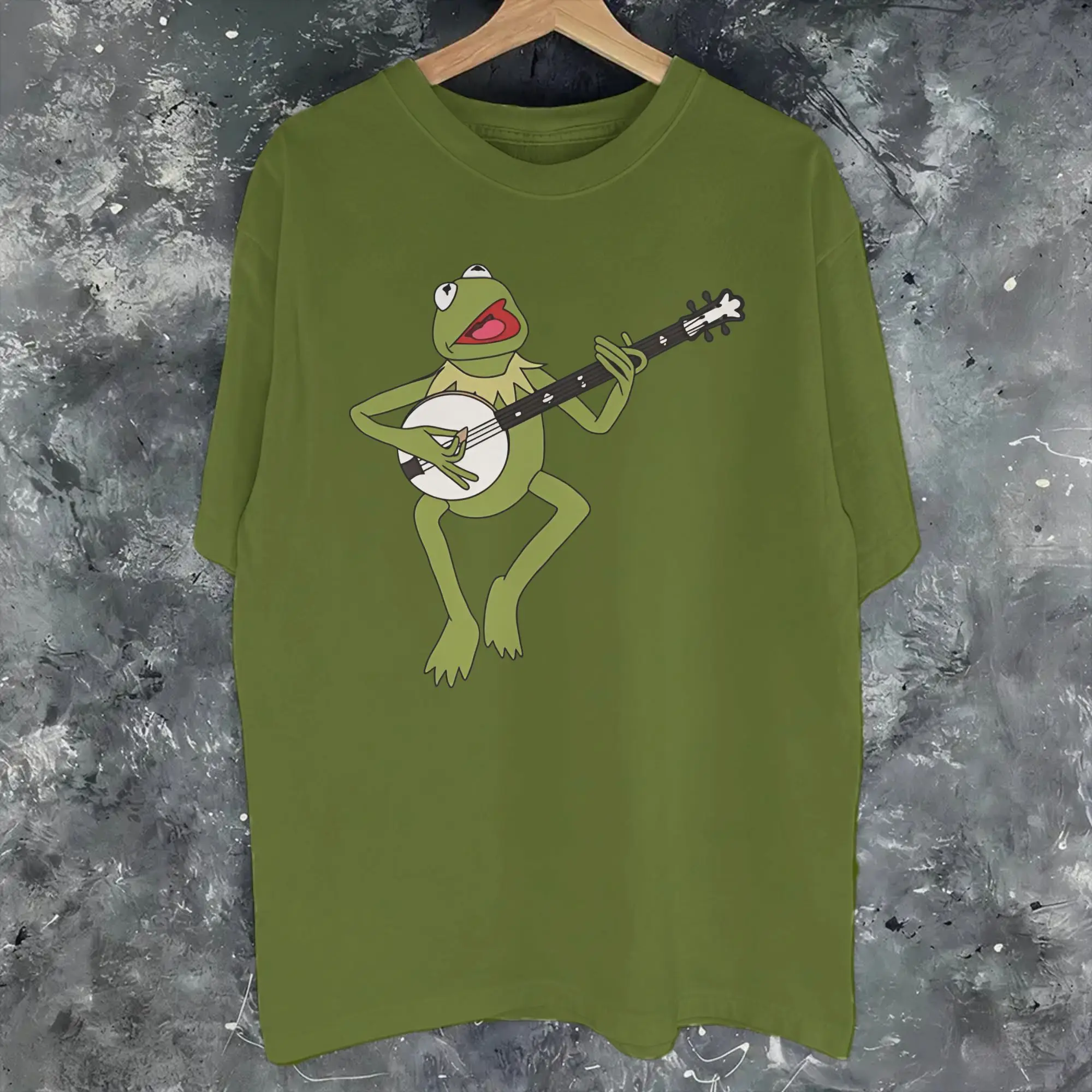Kermits the Frog Outfit Men Women T Shirts 100% Cotton Tee Graphic Printing  T-shirt Clothing