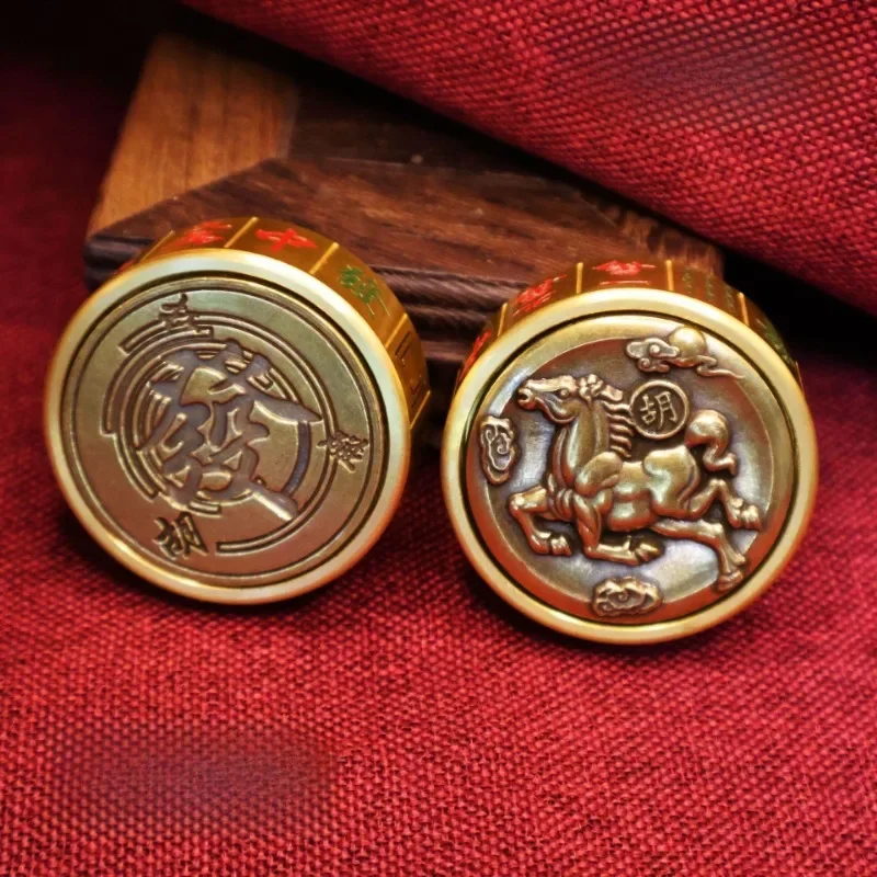 MINI Ornament Hand Fidget Spinner EDC Metal Spinning Top Tip Office Desk Stress Relief Toy Fingertip Gyro Anti anxiety Creative